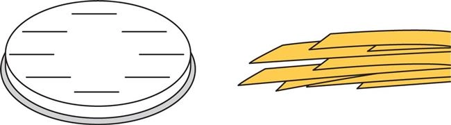 Końcówka do makaronu Fettuccine | HENDI, 229354