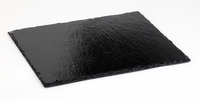 Taca serwingowa prostokątna z kamienia łupkowego GN 1/3, 325×176×7 mm | APS, 00992