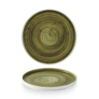 Talerz z wysokim rantem Plume Green, Ø210 mm | CHURCHILL, Stonecast Plume Green