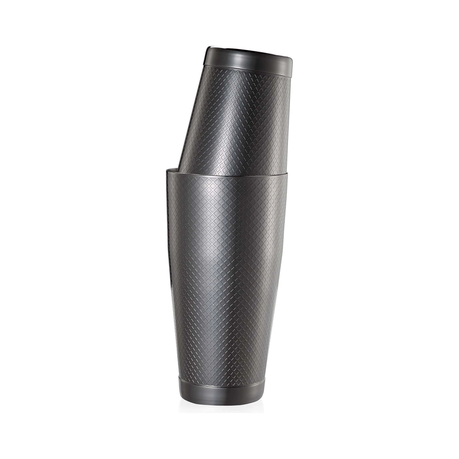 Shaker Tin Tin Diamond Lattice, czarny, 830/530 ml | BARFLY, M37200BK