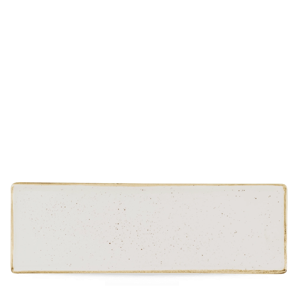 Taca porcelanowa, 320×110 mm, kremowa | CHURCHILL, Stonecast Barley White