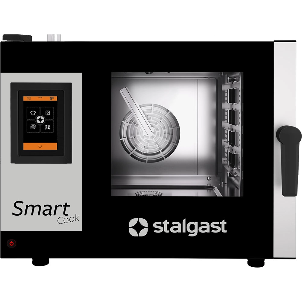 Piec konwekcyjno-parowy 5xGN 1/1, dotykowy, elektryczny, 7,75 kW, 790x860x690 mm | STALGAST, SmartCook
