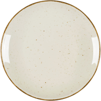 Talerz płytki Hotel z porcelany Ø210 mm, kremowy | LUBIANA, Art