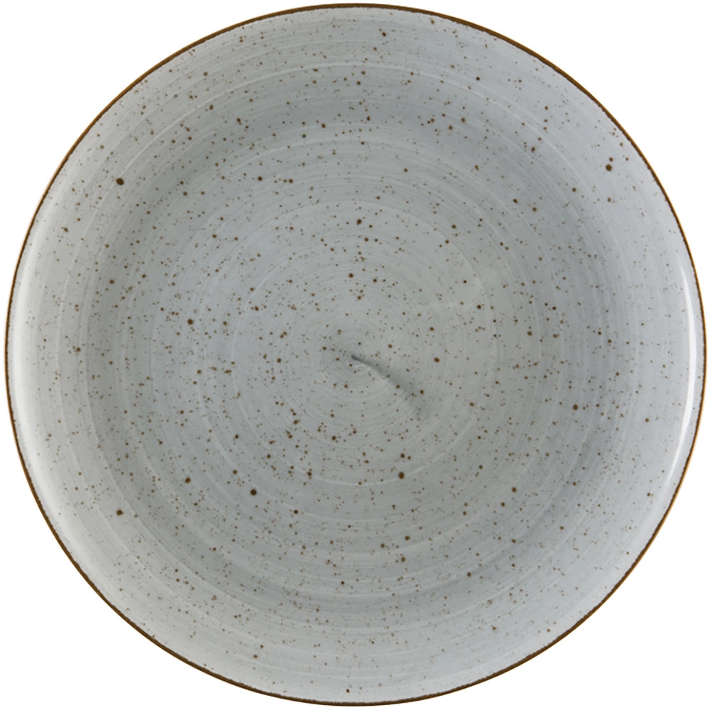 Talerz płytki z porcelany Ø270 mm, kolor siwy | LUBIANA, Boss