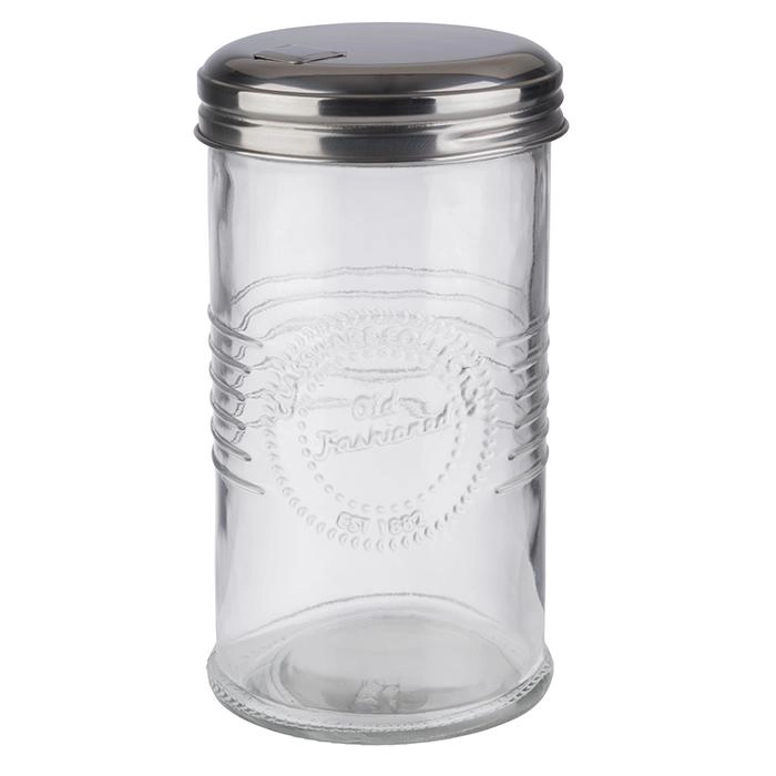 Dozownik do cukru 0,35 l, 75x140 mm, przezroczysty, inox | APS, 40510