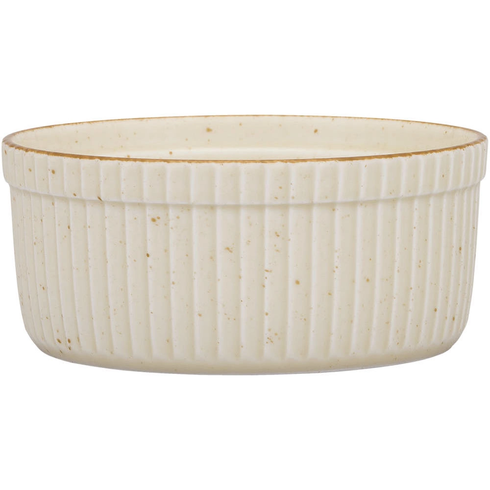 Kokilka do dipów z porcelany Ø115 mm, kremowa | LUBIANA, Art