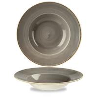 Talerz do pasty, Ø280 mm | CHURCHILL, Stonecast Peppercorn Grey