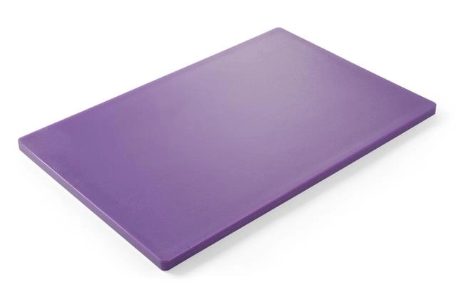 Deska do krojenia HACCP, 600x400x18 mm, fioletowa | HENDI, 825662