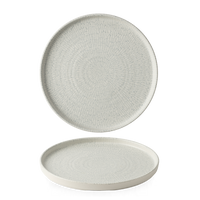Talerz płytki z rantem Ø260 mm, szary | CHURCHILL, Delta Grey