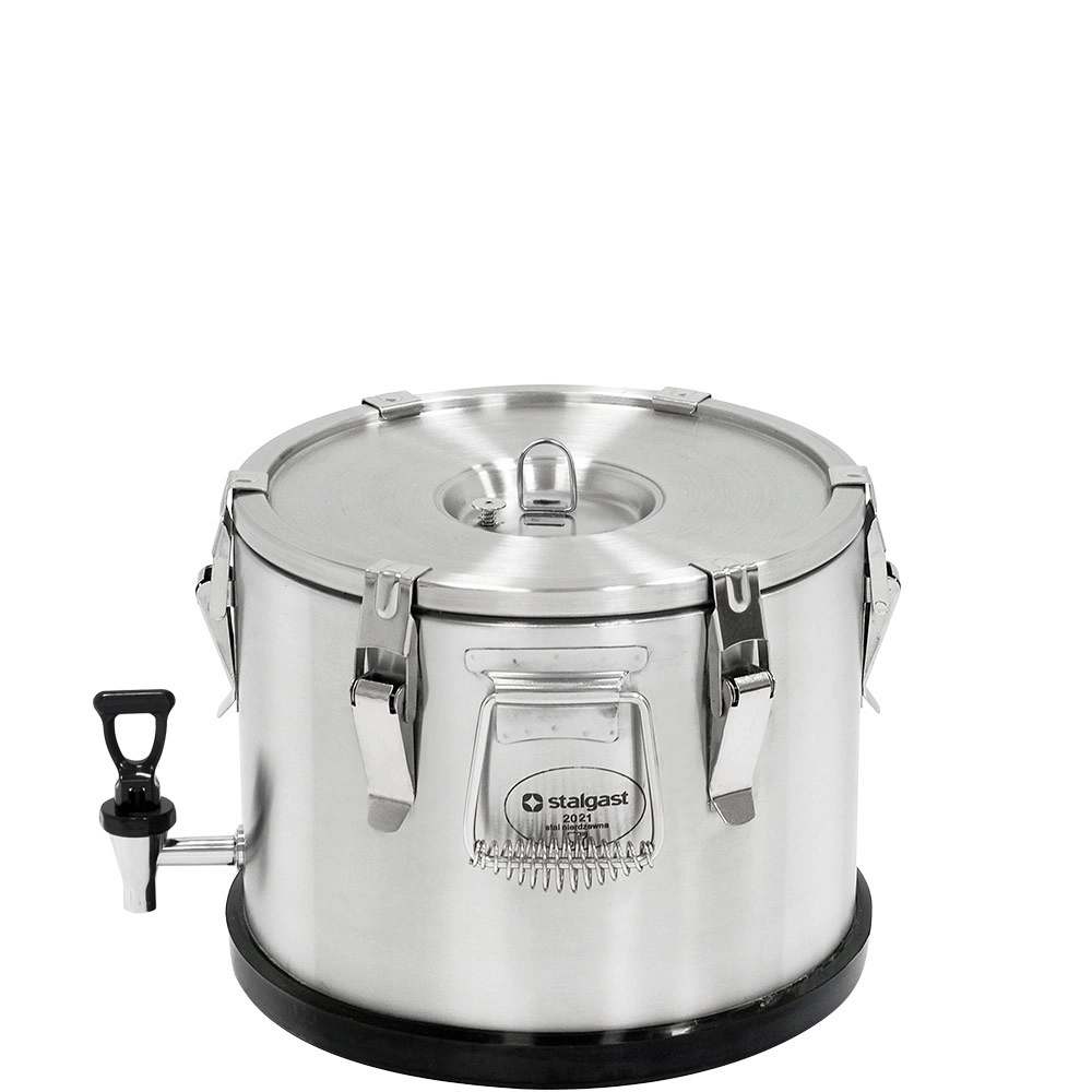 Termos stalowy z kranem, 15 l | STALGAST, 052154
