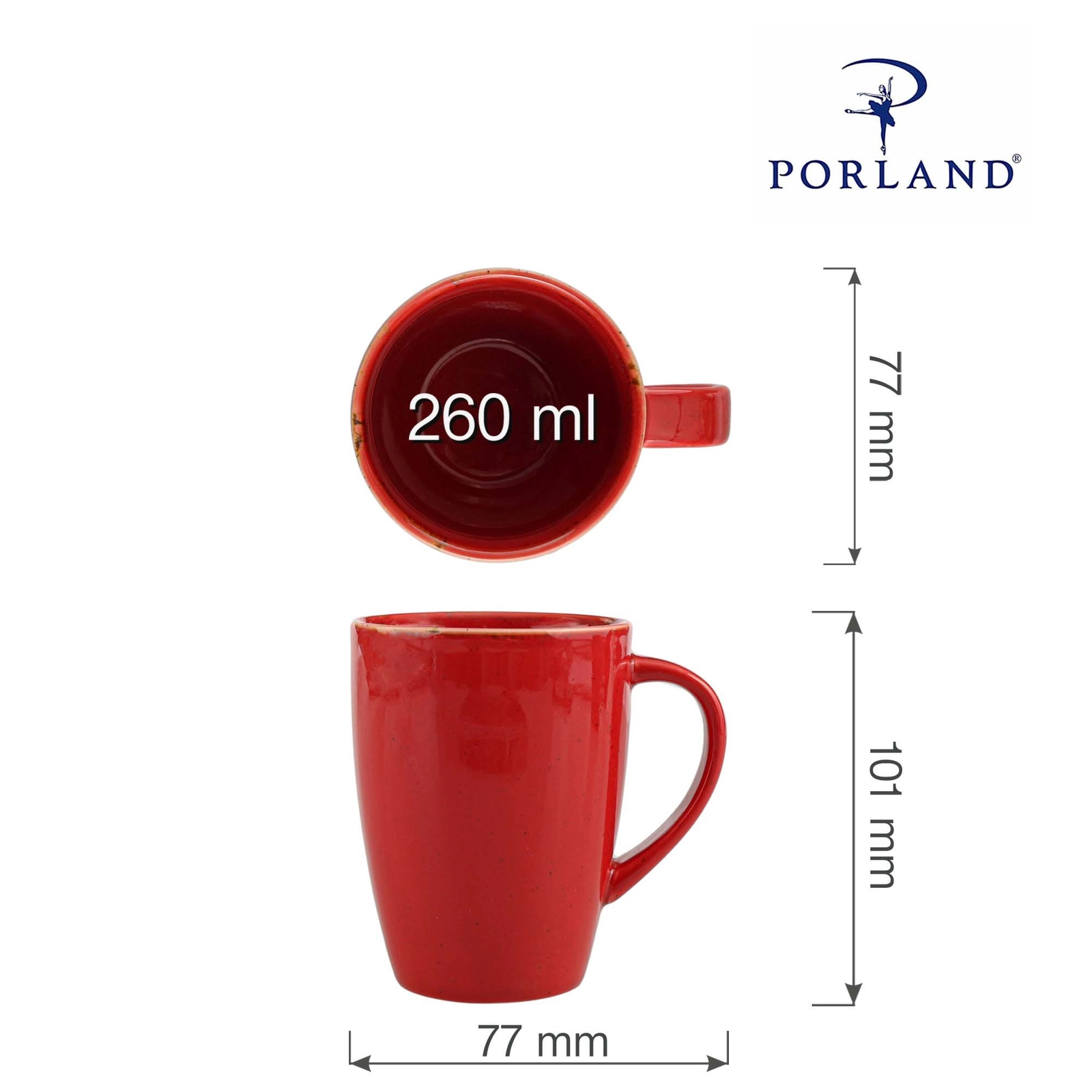 Kubek, 260 ml | PORLAND, Seasons Magma