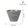 Miska stożkowa, 400 ml | PORLAND, Seasons Stone