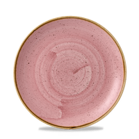Talerz płytki, Ø217 mm | CHURCHILL, Stonecast Petal Pink