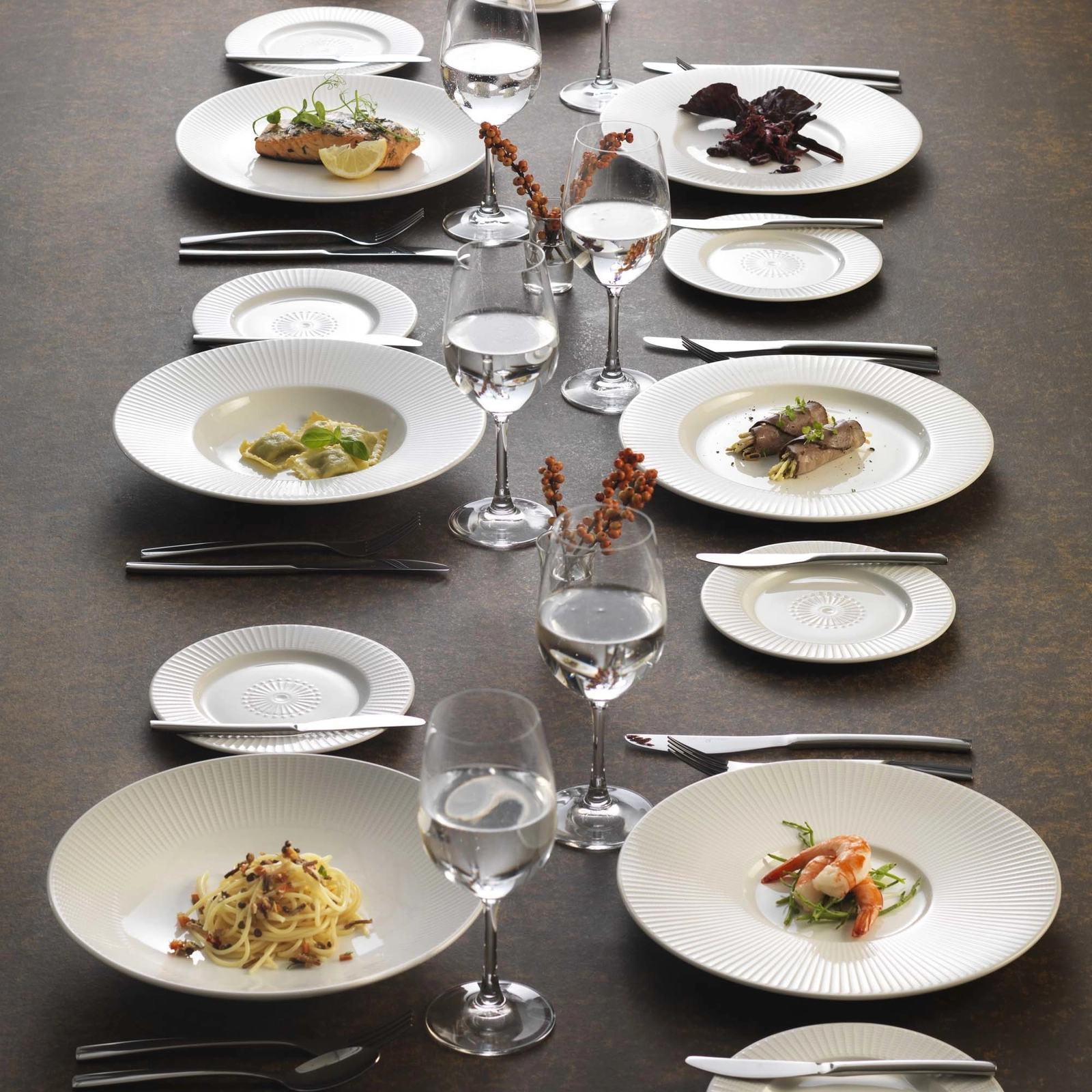 Talerz płytki Gourmet coupe, ⌀280 mm, kremowy | STEELITE, Willow