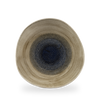 Talerz płytki o organicznym kształcie, Ø286 mm | CHURCHILL, Stonecast Aqueous Lagoon