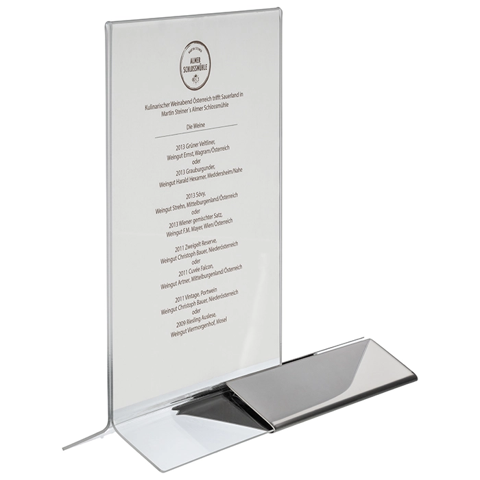 Stojak do menu, 105x70x170 mm | APS, 71521