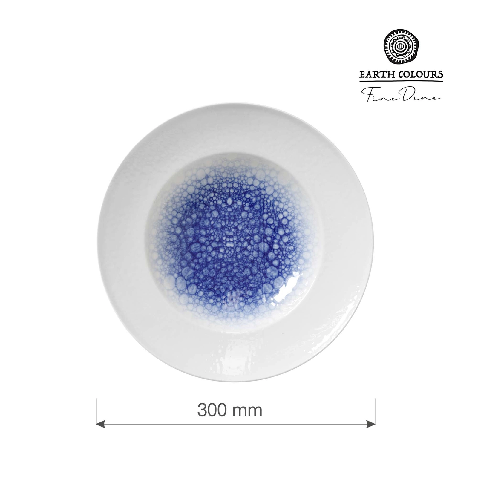 Talerz do pasty, Ø300 mm, szary | FINE DINE, Serenity