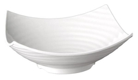 Miska kwadratowa z melaminy 325×325×120 mm, biała | APS, Global Buffet