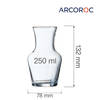 Karafka do wody i wina, 0,25 l | ARCOROC, Vin