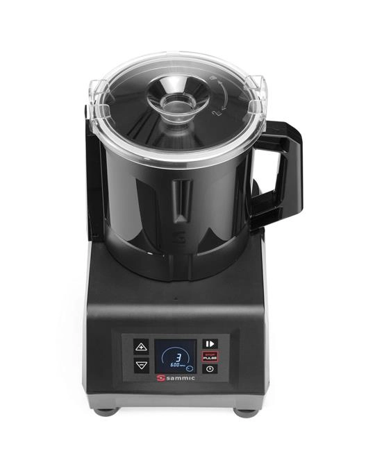 Kuter-emulgator o zmiennej prędkości, 1,1 kW, czarny, 252×309×434 mm | SAMMIC, KE-4V