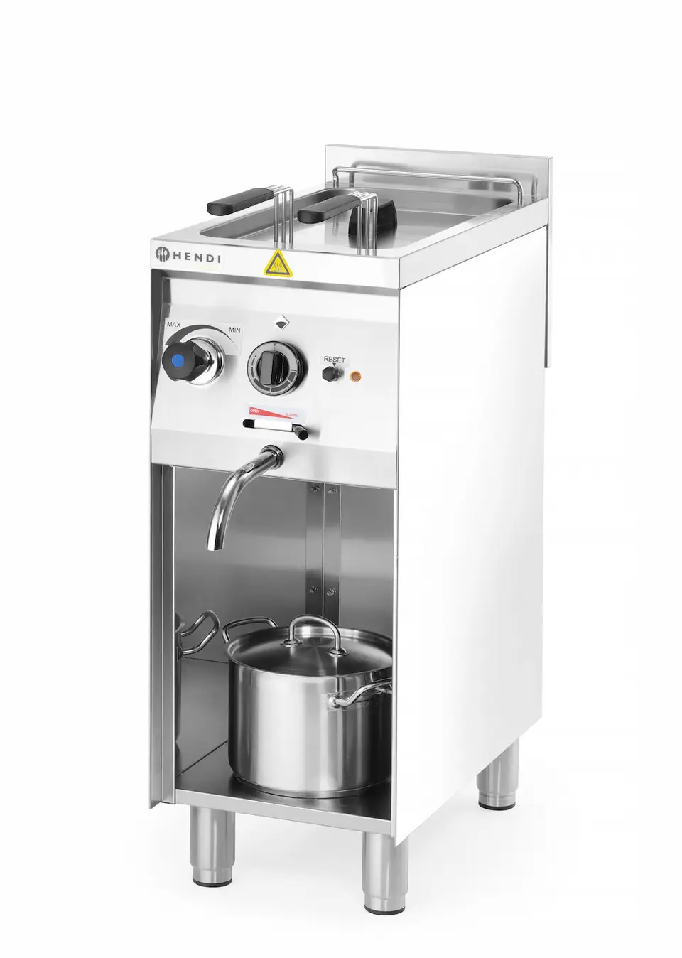 Urządzenie do gotowania makaronu i pierogów wolnostojące 10 l, 230 V, 3,5 kW, 330x600x907 mm | HENDI, 238844