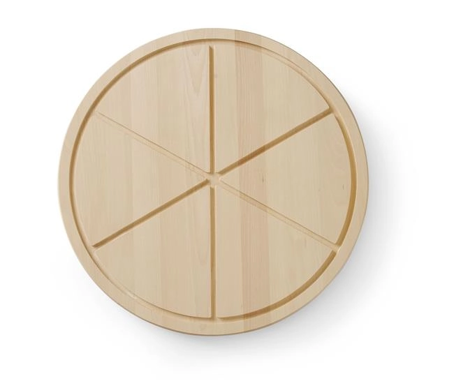 Deska do serwowania pizzy, drewniana, ⌀500 mm | HENDI, 505588