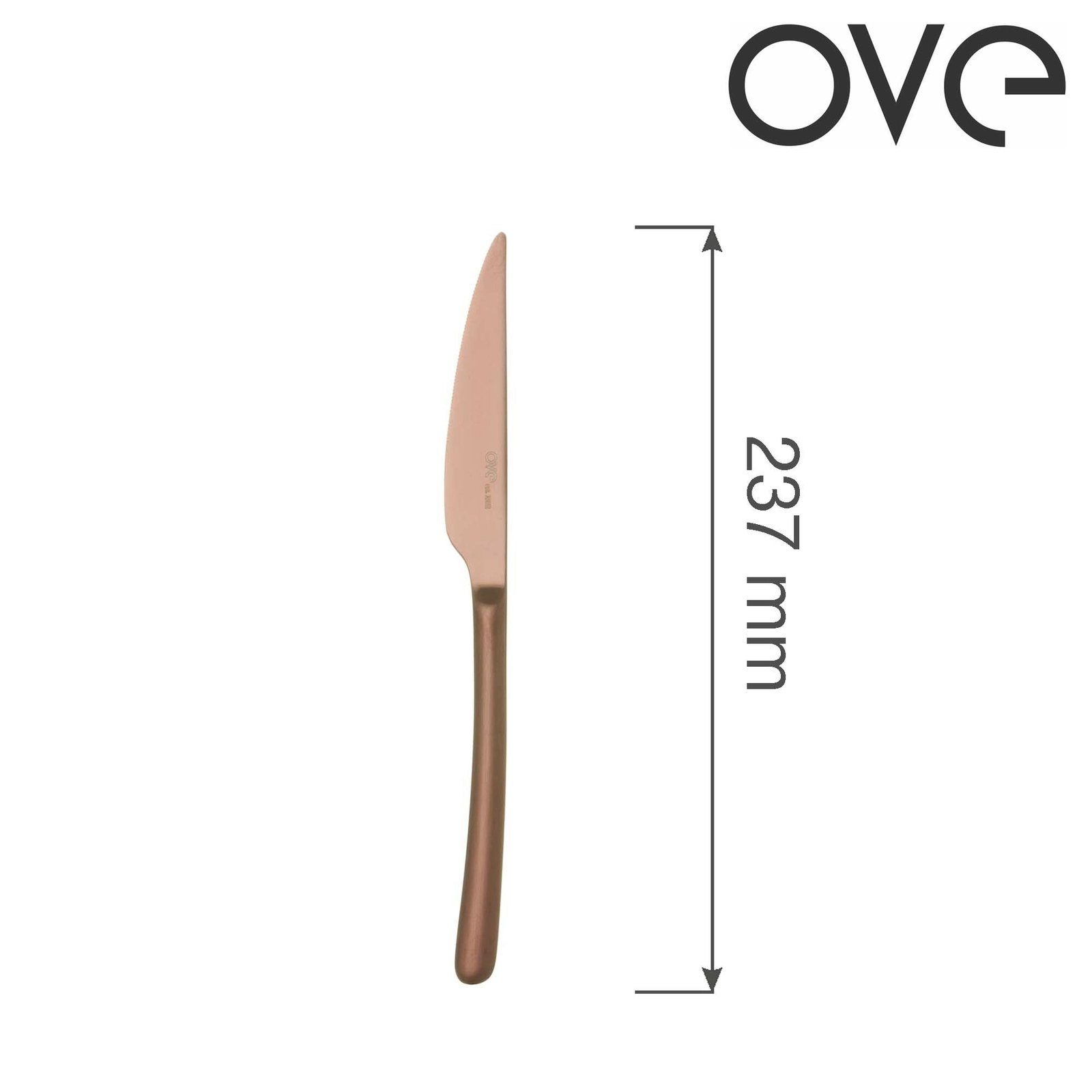 Nóż stołowy, 237 mm | OVE, Amarone Bronze