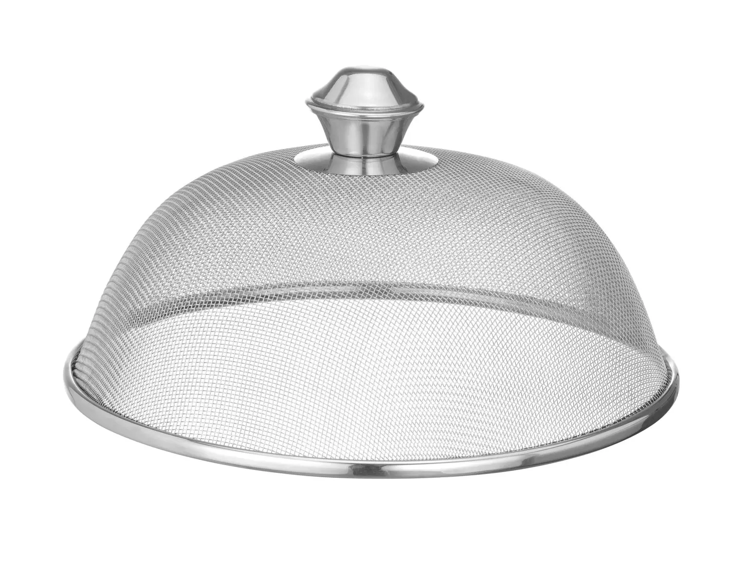 Pokrywa siatkowa do żywności, ze stali nierdzewnej, ⌀255x135 mm | HENDI, 639214