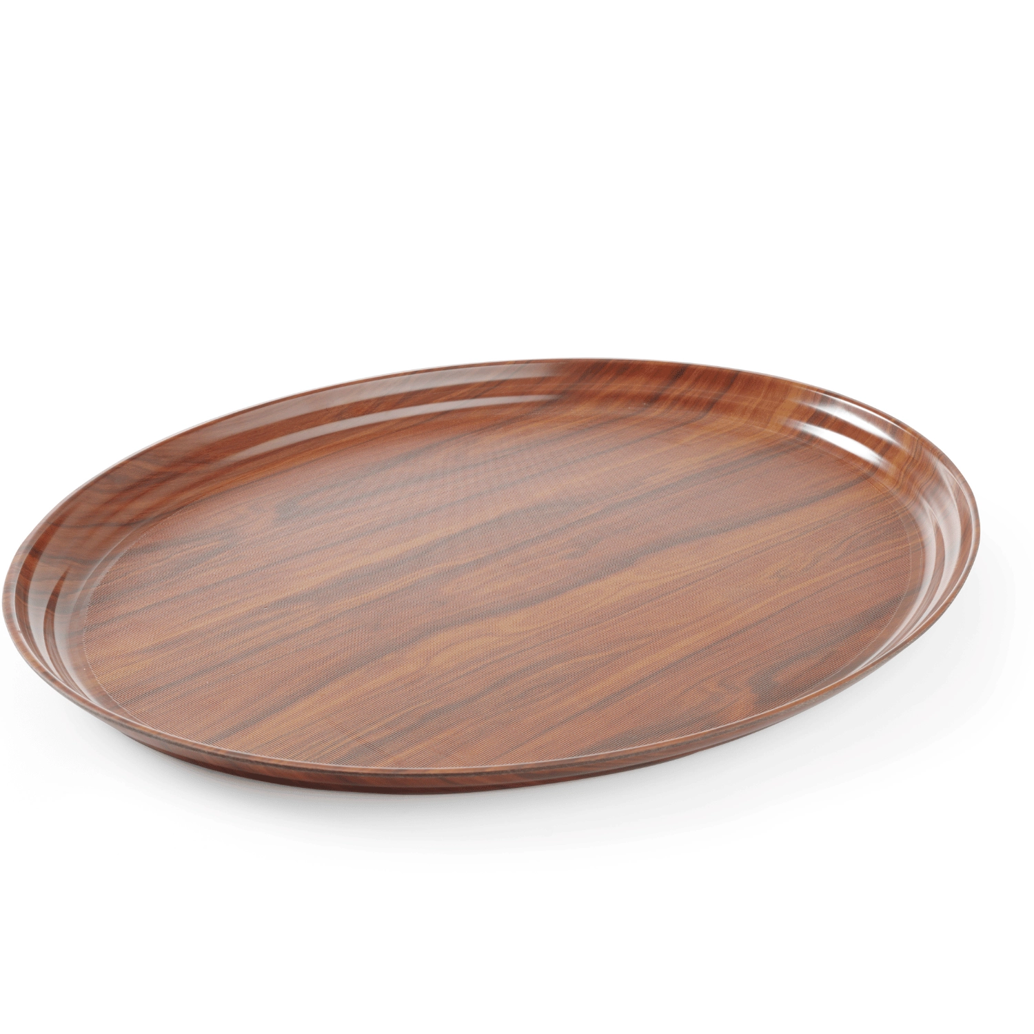 Taca antypoślizgowa owalna, 230×160 mm, brązowa | AMERBOX, 507964