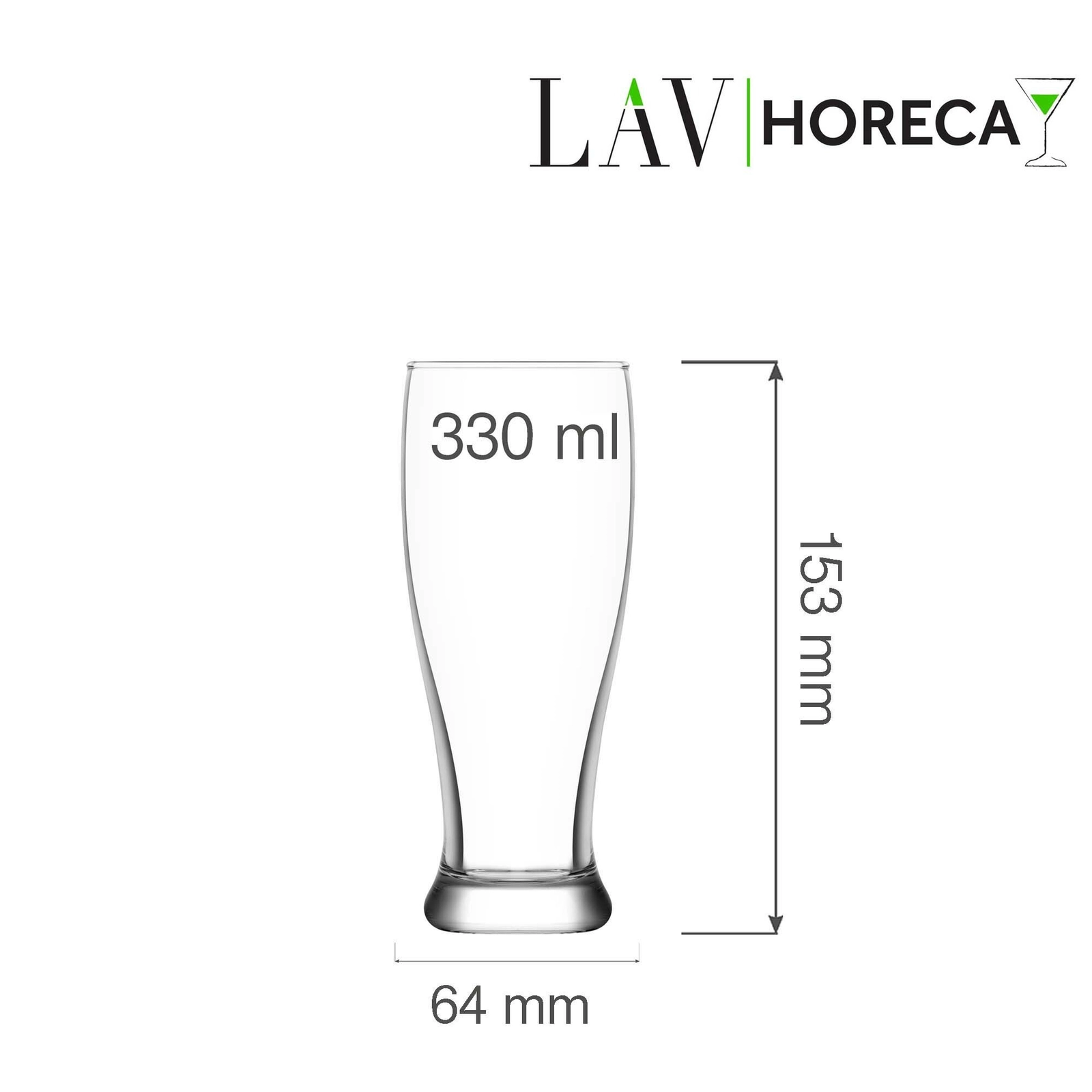 Szklanka do piwa, 330 ml | LAV, Belfast