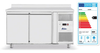 Stół chłodniczy 2-drzwiowy z agregatem bocznym, GN 1/1, 230V, 0,25 kW, 1360x700x879 mm | ARKTIC, 232040