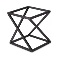 Stand bufetowy, 180×180×200 mm, czarny | FINE DINE, Skiatos