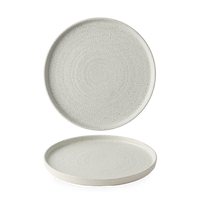 Talerz z wysokim rantem, Ø210 mm, szary | CHURCHILL, Delta Grey