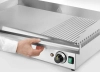 Płyta grillowa 1/3 żebrowana, 2/3 gładka, 220-240 V, 3,5 kW | HENDI, Kitchen Line,