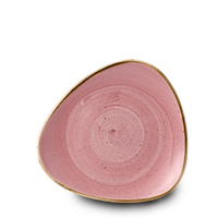 Talerz trójkątny, 229 mm | CHURCHILL, Stonecast Petal Pink