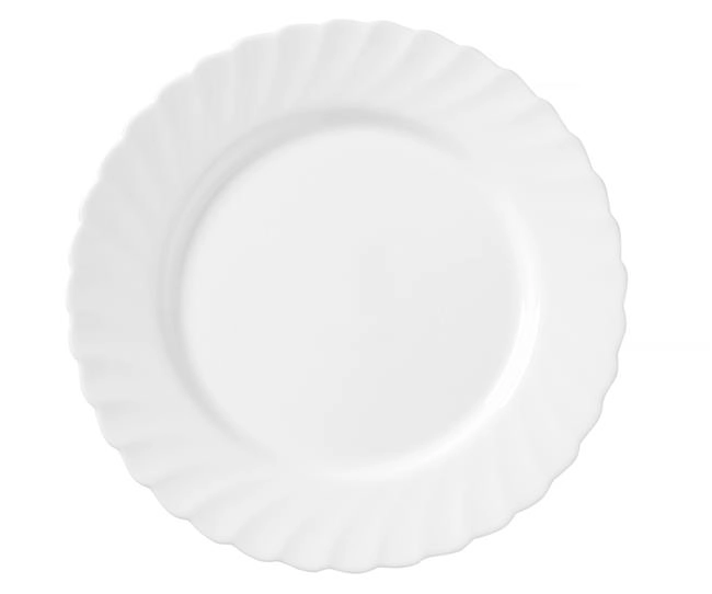 Talerz płytki z porcelany, ø273 mm, biały | ARCOROC, Trianon