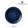 Talerz płytki, Ø288 mm | CHURCHILL, Stonecast Plume Ultramarine