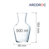 Karafka do wody i wina, 0,5 l | ARCOROC, Vin
