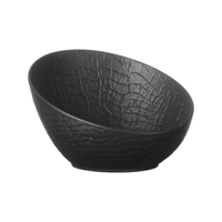 Miska skośna, Ø210 mm, czarna | FINE DINE, Crust