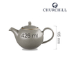 Dzbanek na herbatę, 426 ml | CHURCHILL, Stonecast Peppercorn Grey