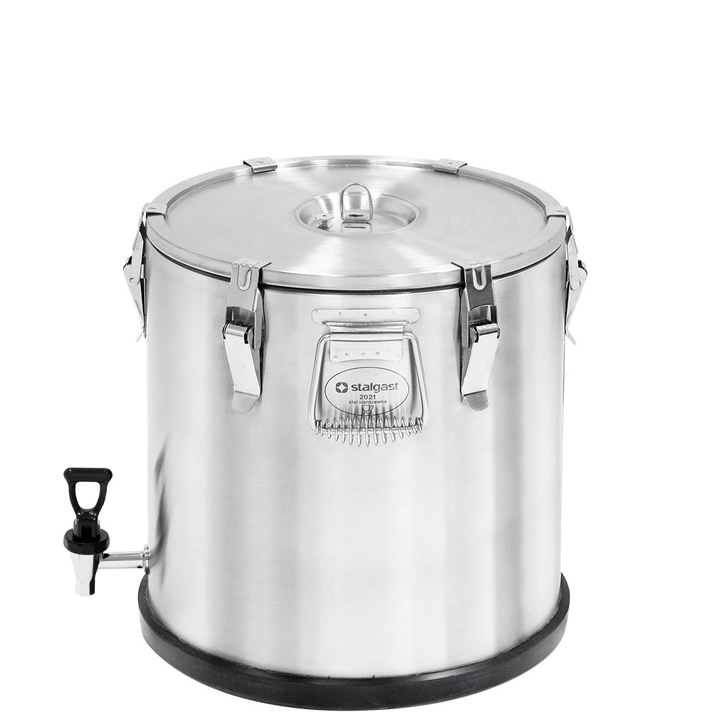 Termos stalowy z kranem, 25 l | STALGAST, 052254