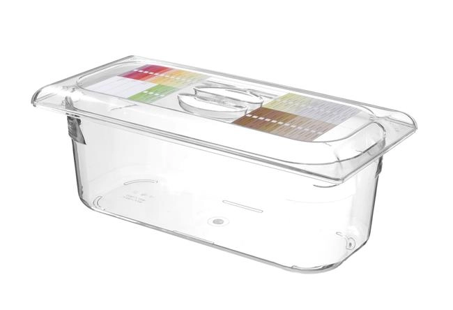 Kuweta do lodów z poliwęglanu 5 l, 360x165x120 mm | HENDI, 807026