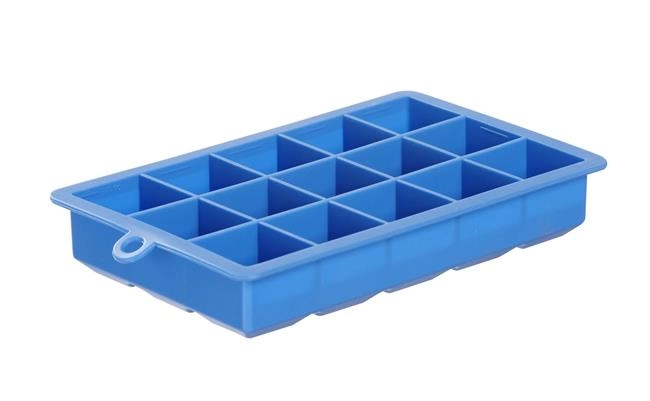 Forma do kostek lodu mini, niebieska, 190x120x35 mm | BARUP, 679043