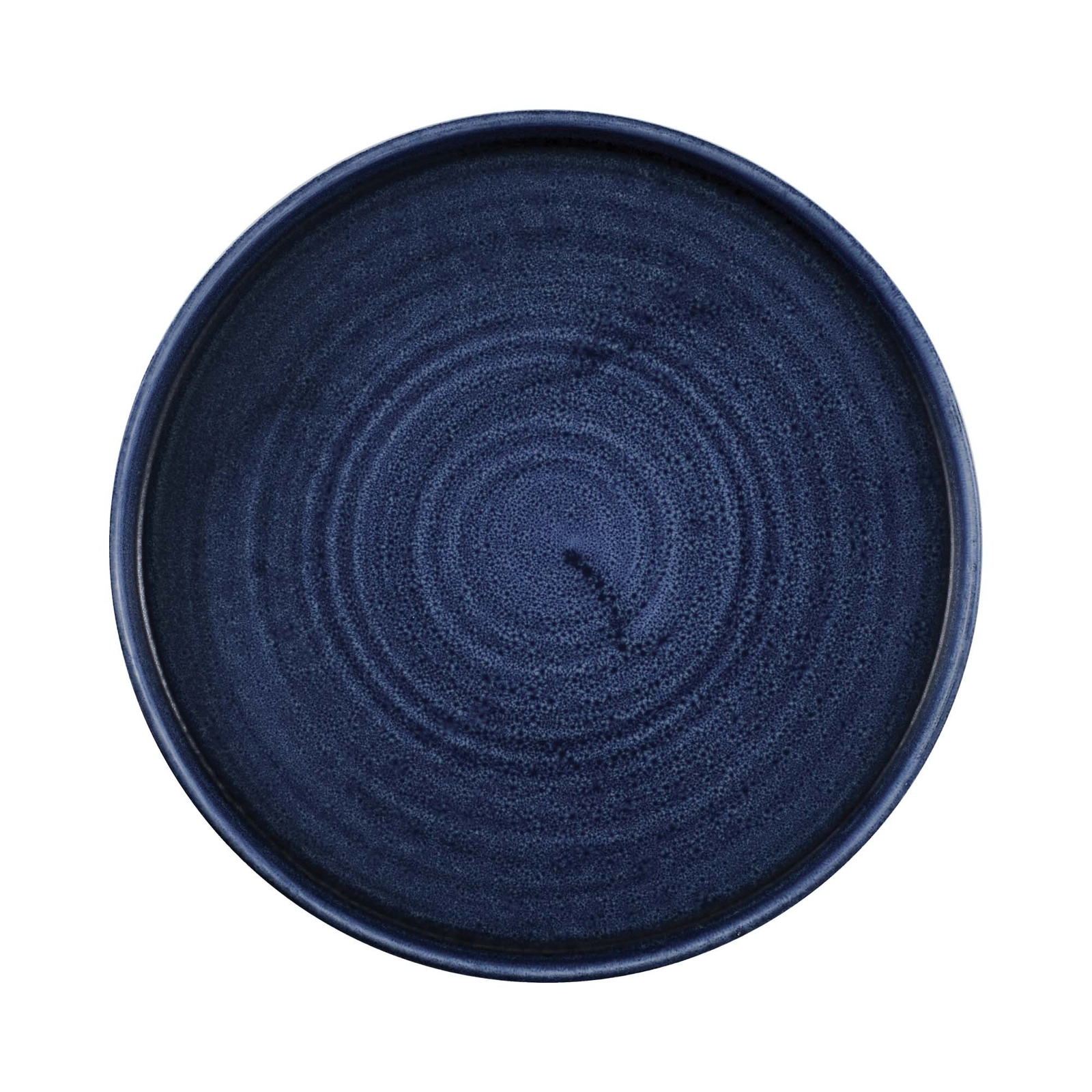 Talerz z wysokim rantem Plume Ultramarine, Ø260 mm | CHURCHILL, Stonecast Plume Ultramarine