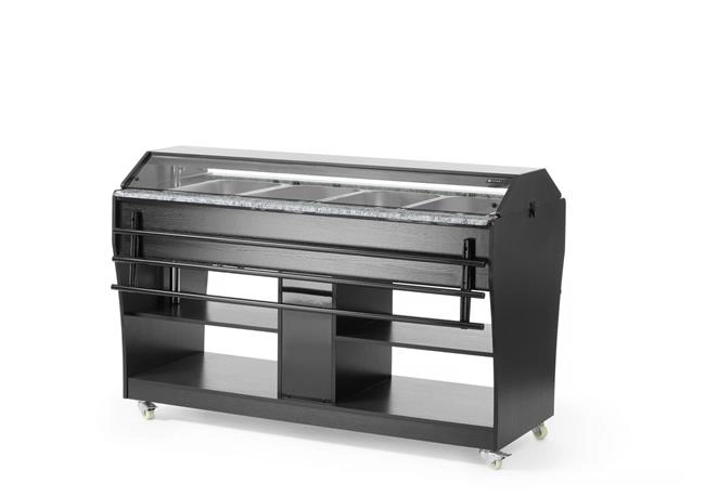 Bufet do potraw, GN 1/1, 220-240 V, 2 kW, 1490x765x1370 mm | HENDI, 274064