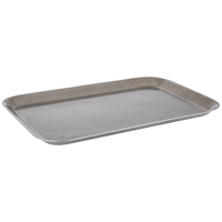 Taca prostokątna 380x265x15 mm, ze stali nierdzewnej | APS, Vintage