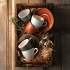 Spodek espresso, Ø118 mm | CHURCHILL, Stonecast Peppercorn Grey