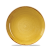 Miska coupe, Ø248 mm, 1136 ml | CHURCHILL, Stonecast Mustard Seed Yellow