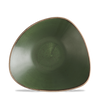 Miska trójkątna Ø240 mm, zielona | CHURCHILL, Stonecast Sorrel Green