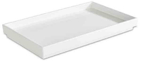 Taca GN 1/3, 325x176x30 mm, z melaminy, biała | APS, Asia Plus